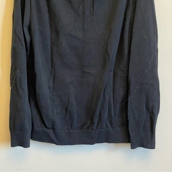 Express L cardigan button down long sleeve black gray - Picture 7 of 7
